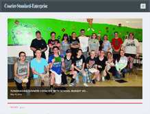 Tablet Screenshot of courierstandardenterprise.com